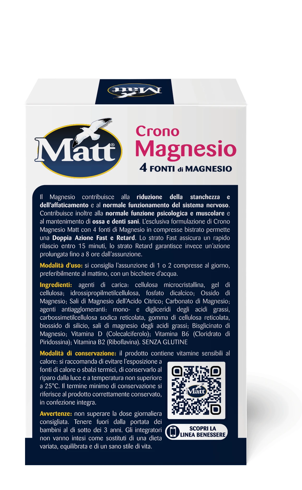 Matt Nutritional Food Supplements Fatigue Reducer Four Sources Of Magnesium Dual Fast Retard Action For Wellness