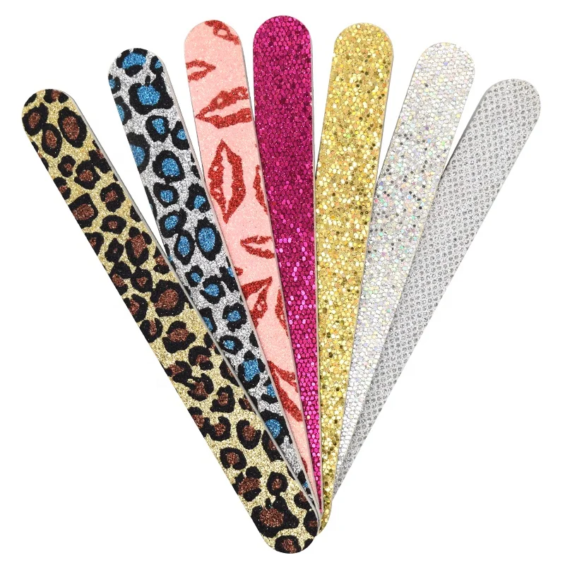 Factory wholesale glitter emery board nail file