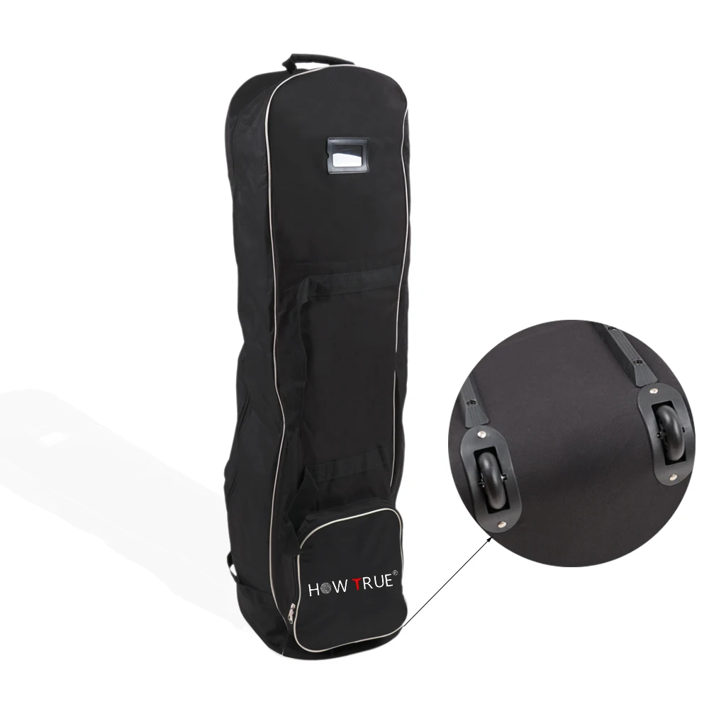 Golf bag Oxford plastic base black super light fiber frame material Tug bag custom trademark