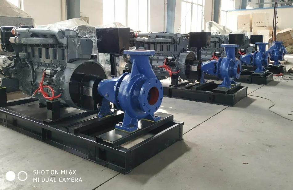 High Quality 6 Cylinder Deutz Air Cooled Diesel Engine Water Pump 8inch