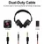 Oneodio Wired Professional Studio Pro 50 DJ Headphones With Microphone Over Ear HiFi Monitor Music Headset Earphone For Phone PC