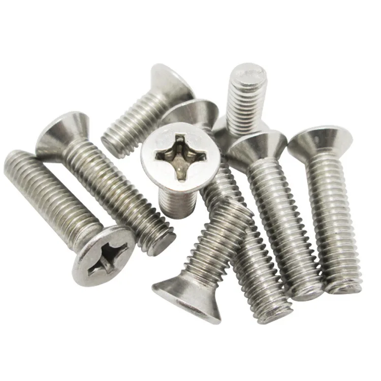 Cross Countersunk Screws M1.4 Flat Head Metric Full Thread 0.3mm Pitch Machine Bolt Fasteners Stainless Steel A2 A4