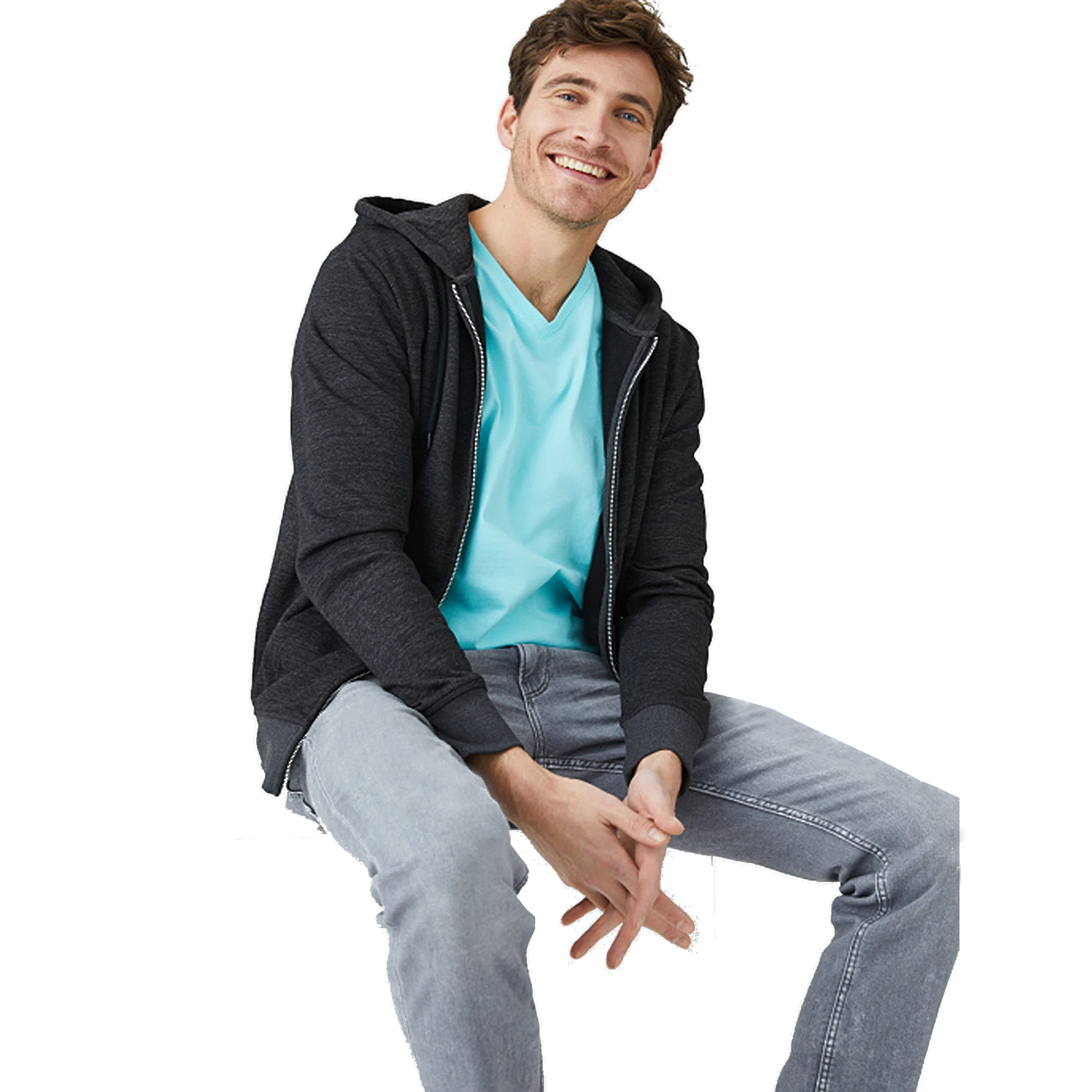 Nice weight hoodie good zipper Great/ comfy/ warm/ basic/ cool looking/ inexpensive and highly quality