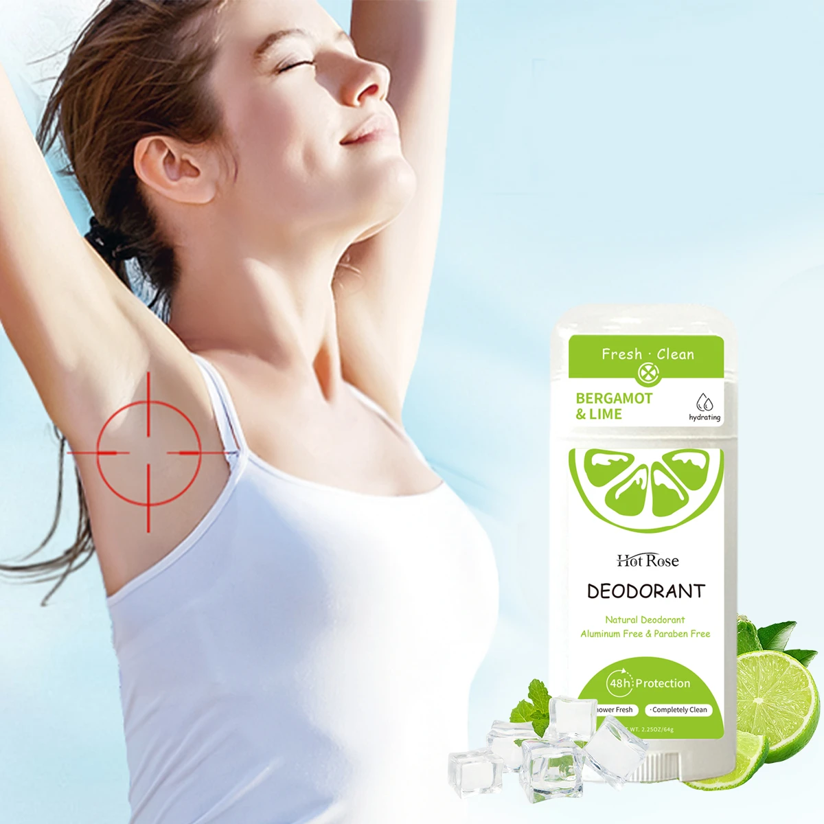 private label wholesale Aluminium Free cheap fragrance deodorant stick manufacturing Deodorizer Antiperspirant Deodorant