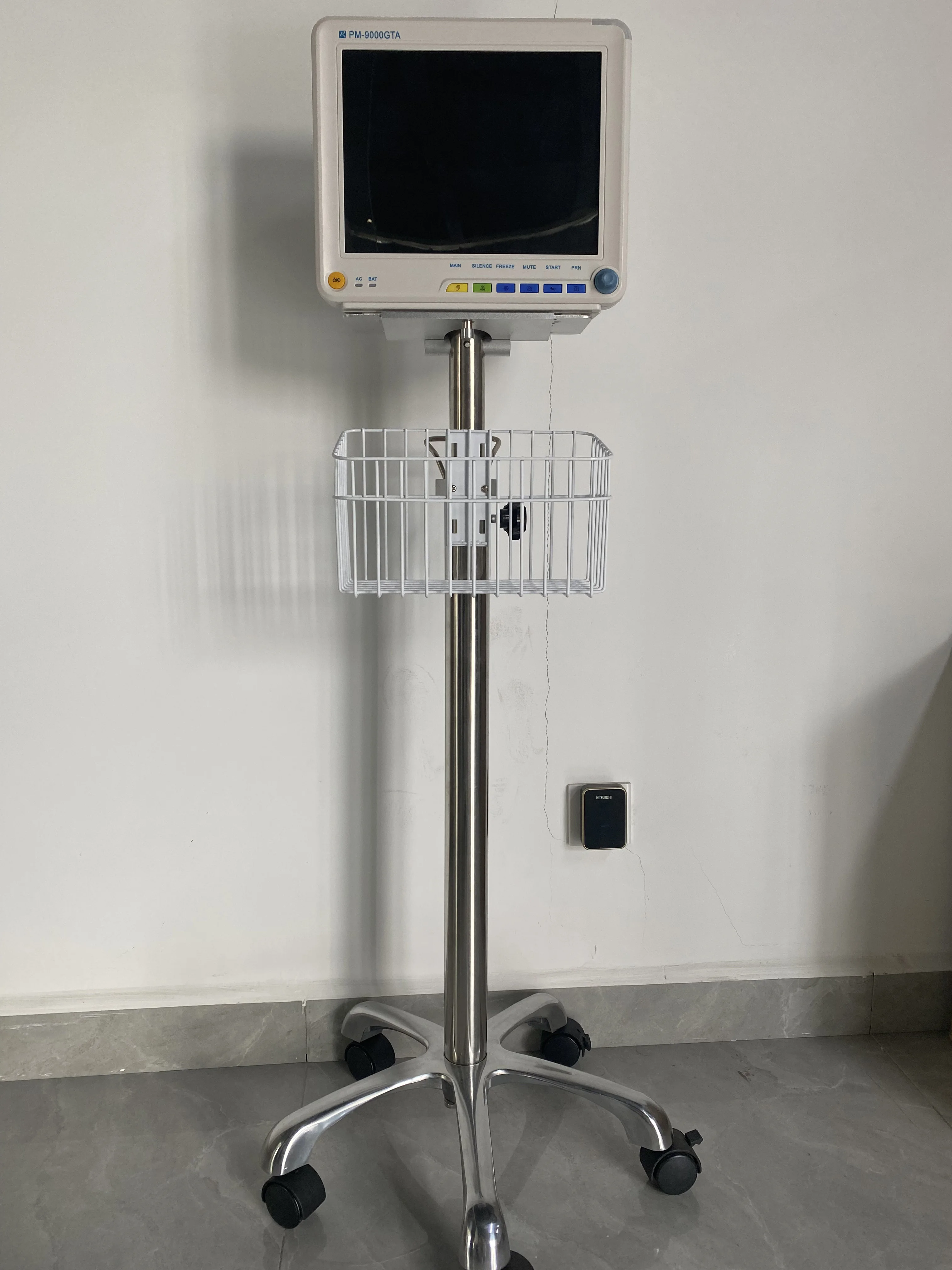 monitor stand medical instrument patient hospital monitor trolley