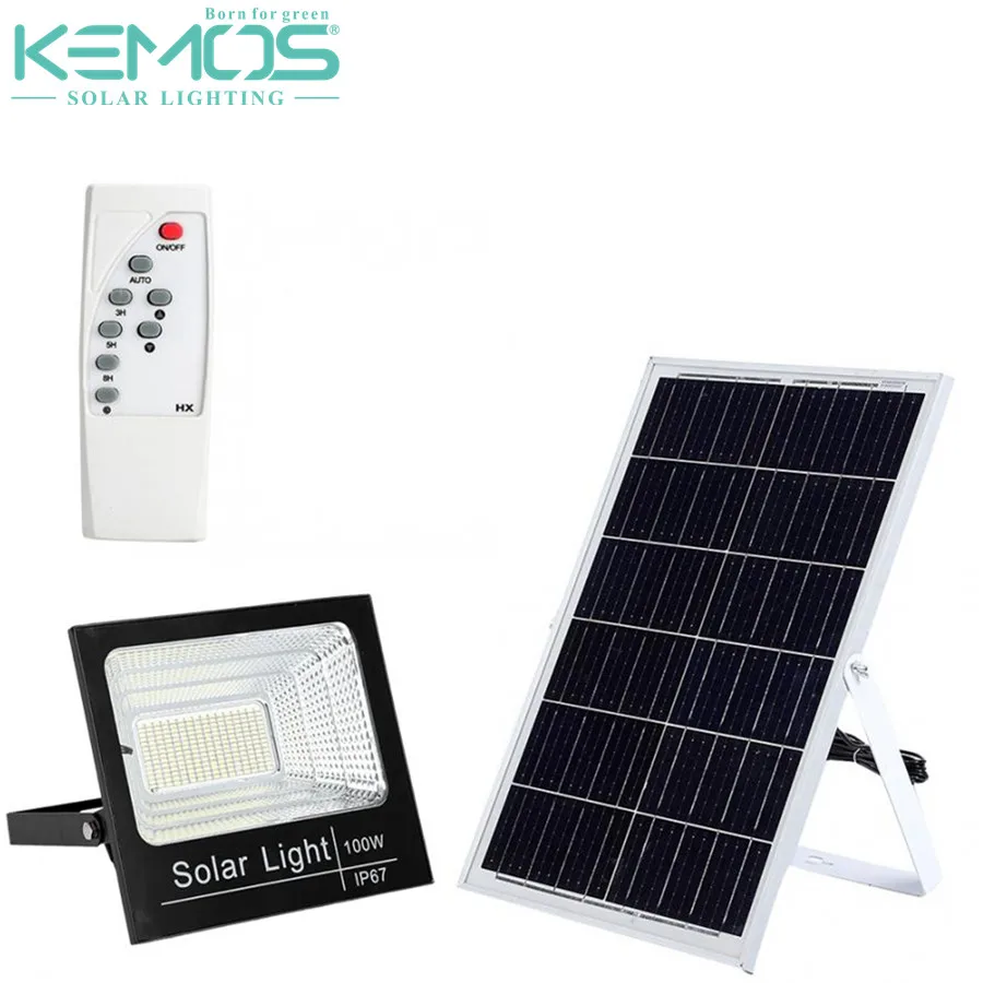 
Good price waterproof smart solar lamp led solar outdoor reflectors light led 100w 