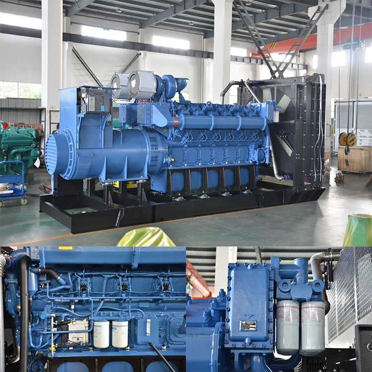 1500 kva generator price 1200kw mega power generator with Yuchai YC12VC2070-D31