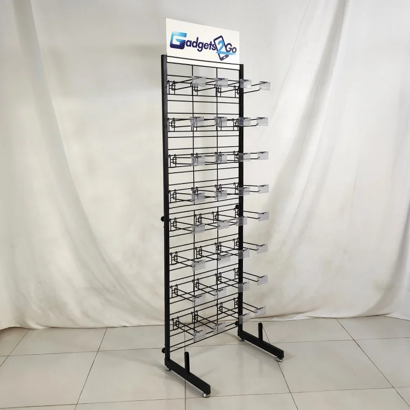 Store Retail Biscuit Potato Chips Candy Snacks Metal Display Stand Label Hook Tool Accessories Display Rack