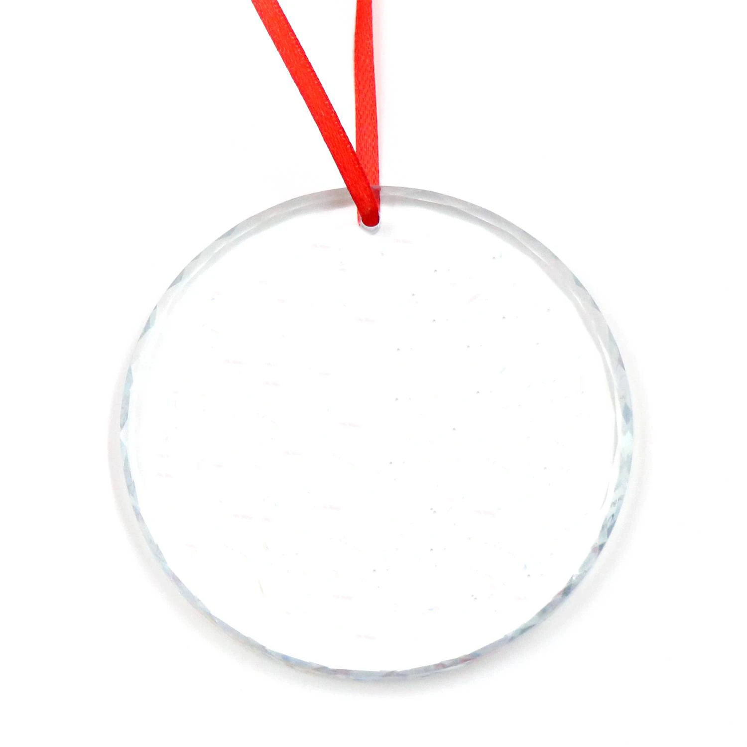 CH1585 - Custom 80mm Christmas Ball & Tree Ornaments Personalized Glass Crystal Craft Round with UV Printing Home & Party Decor