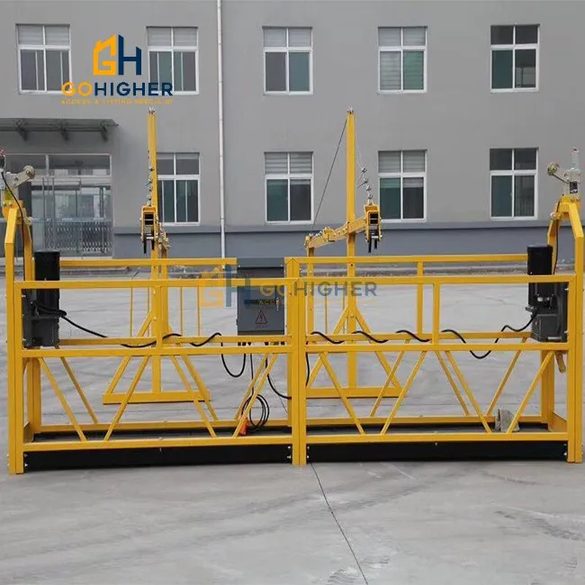 motorized gondola zlp800 hise rise suspended working platform cradles for construction electric rocker scaffolding