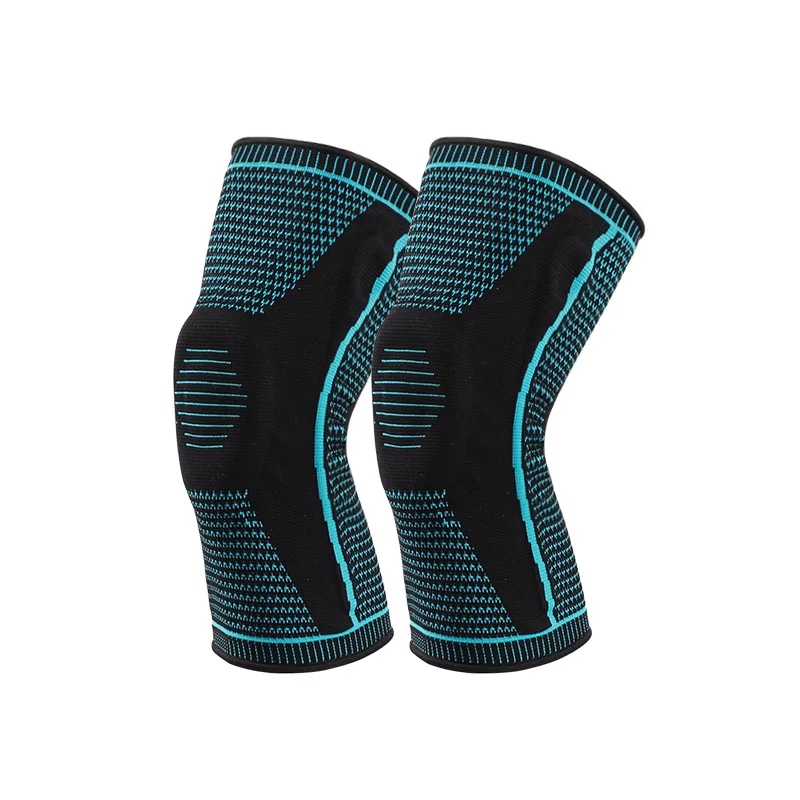 New silicone support spring knee pads for fitness exercise pressure protection thickened shock absorption