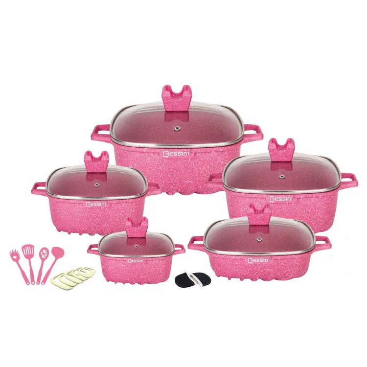 Factory Custom Cookware Set Granite Cookware Kitchen Cookware Sets In Stock