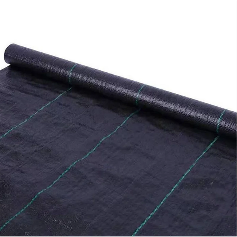black color Agricultural use plastic cover anti grass cutter tarp