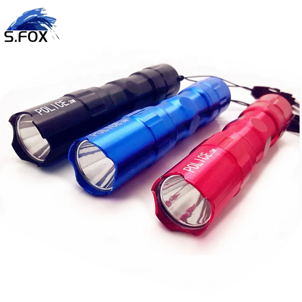 Multi-function Mini Portable EDC Waterproof Aluminum 3W Promotional Gift LED Flashlight