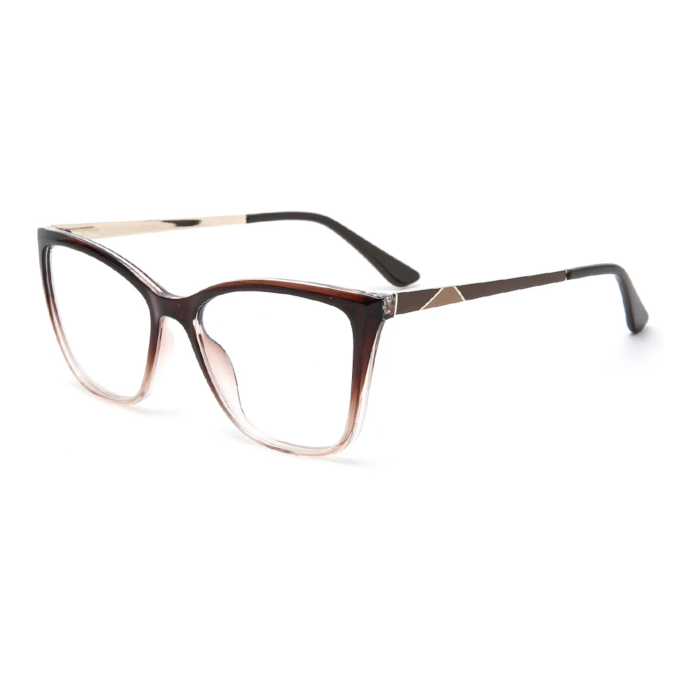 Square Cat Eye Anti Blue Light Frames For Optical Lenses With High Quality Lightweight