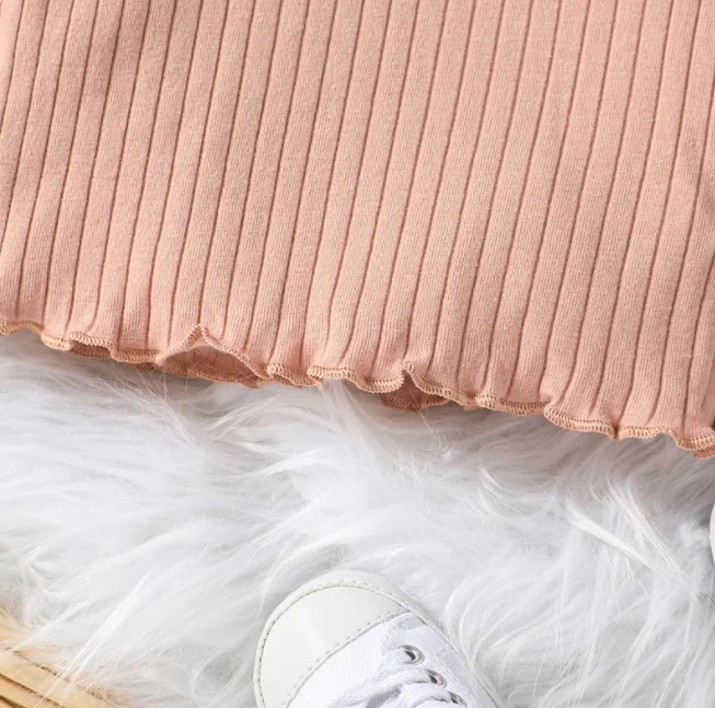 Children Clothes Casual Knitwear for Infants and Toddler Girls Collar Long Sleeve Top Baby Girls Sweater Pullover Pink Shirts