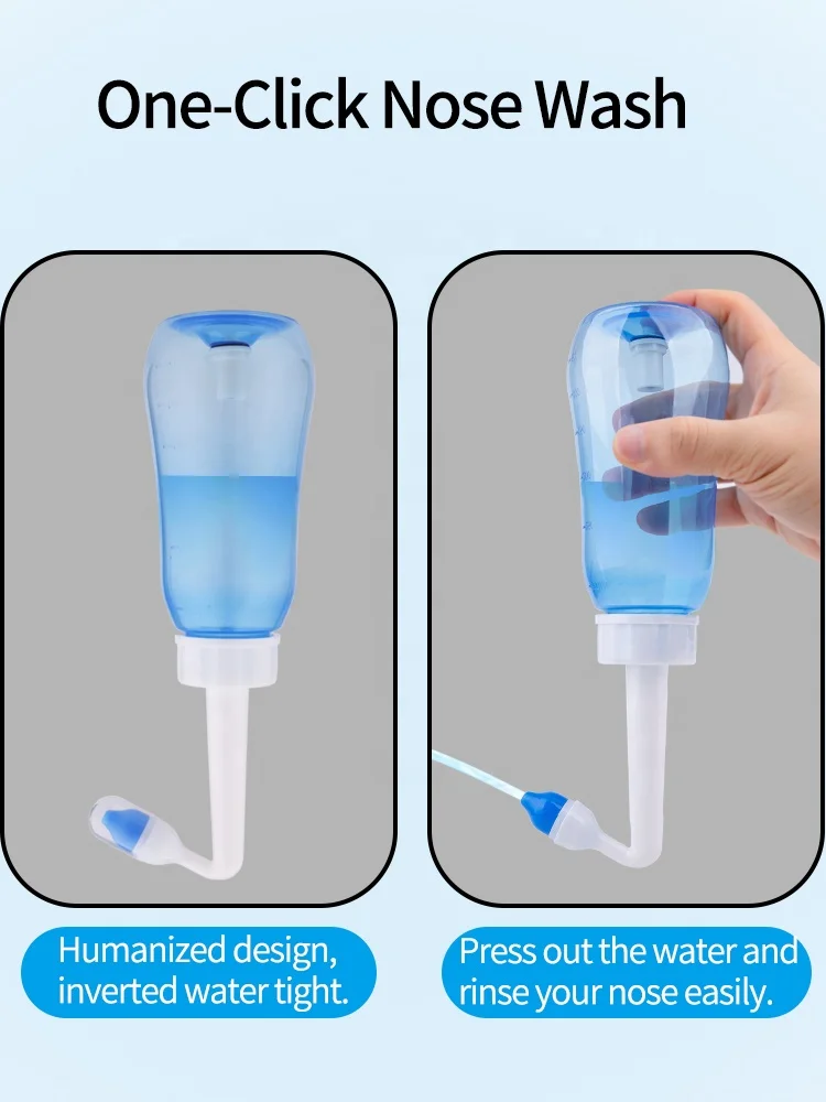 Allergic Rhinitis Needs Manual Type Nasal Irrigation Nose Cleaner