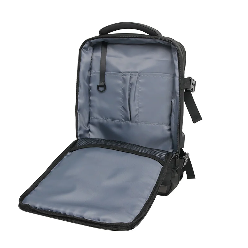 FULIYA Logo Custom Expandable Travel Backpacks Large Capacity Waterproof Business Mens Laptop Backpack