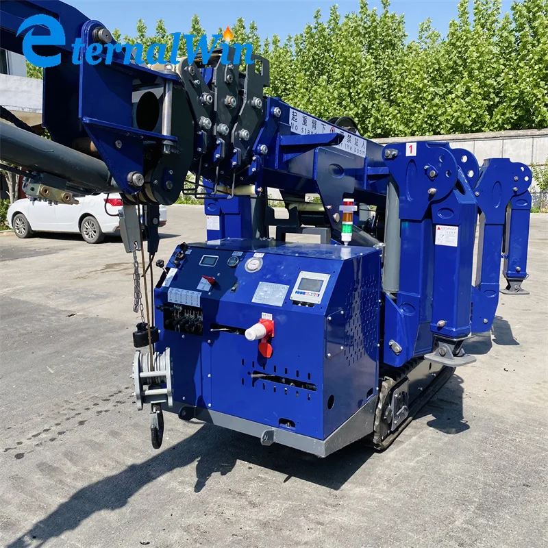 Best Quality Diesel Engine Drive Spider Crane Electric Movable Small Spider Crane Mini Crane For Sale