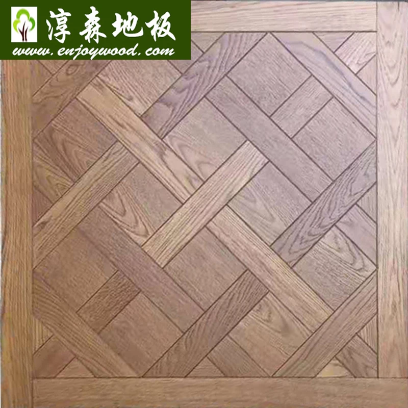 Unfinished Rustic European Oak Wood Engineered Versailles Parquet Flooring Panel Chantilly Monticello Bordeaux Parquet Flooring