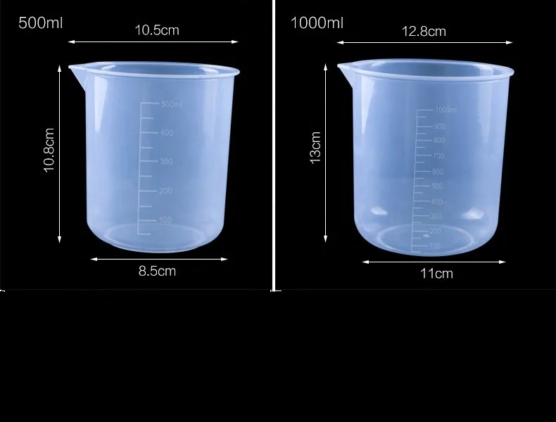 Laboratory plastic measuring cup 25ml /150ml/250ml/300ml tools