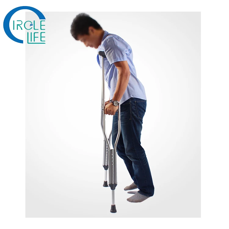 Customized size Underarm crutches walking stick armpit crutches