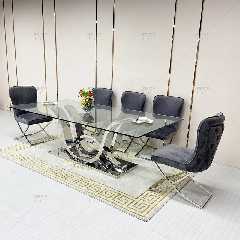 Wholesale modern dining chairs Italy luxury good quality dinning room furniture gold stainless steel legs leather dining chairs