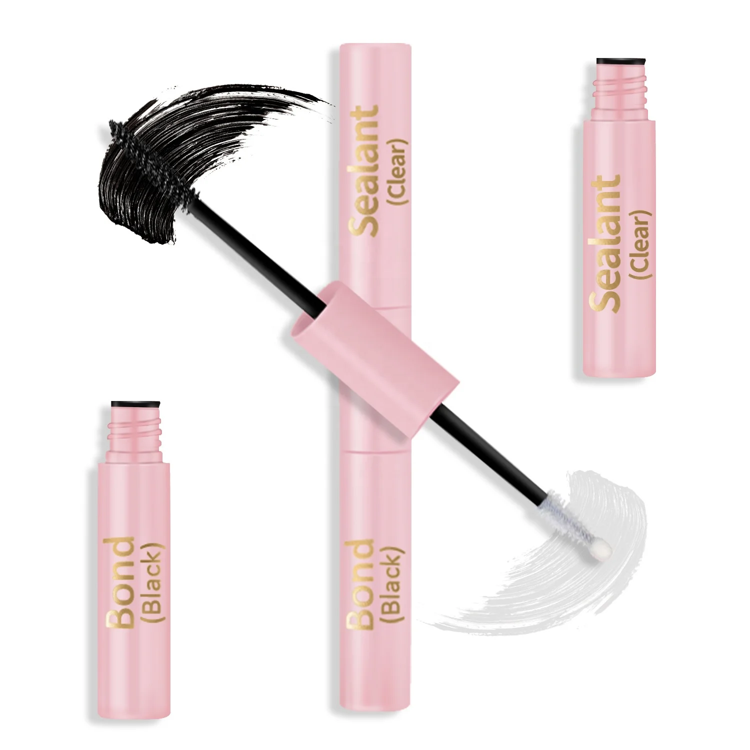 Lash Bond And Seal House of Lash Clusters Glue Waterproof 10ml  Long Lasting 48-72 Hours  Eyelashes Lock Glue