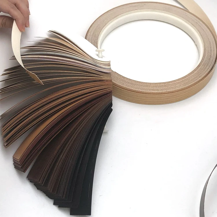 Top quality furniture accessories  own factory PVC/melamine/3d/Acrylic edgeband edge banding tape for particle board