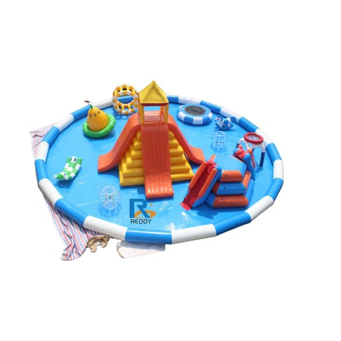 Games Children Outdoor Inflatable Game Jump Water Fun Park For Hot Sale