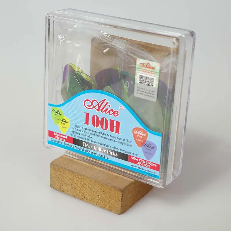 transparent PC picks Alice original Mixed thickness electric guitar pick mandolin AP100H