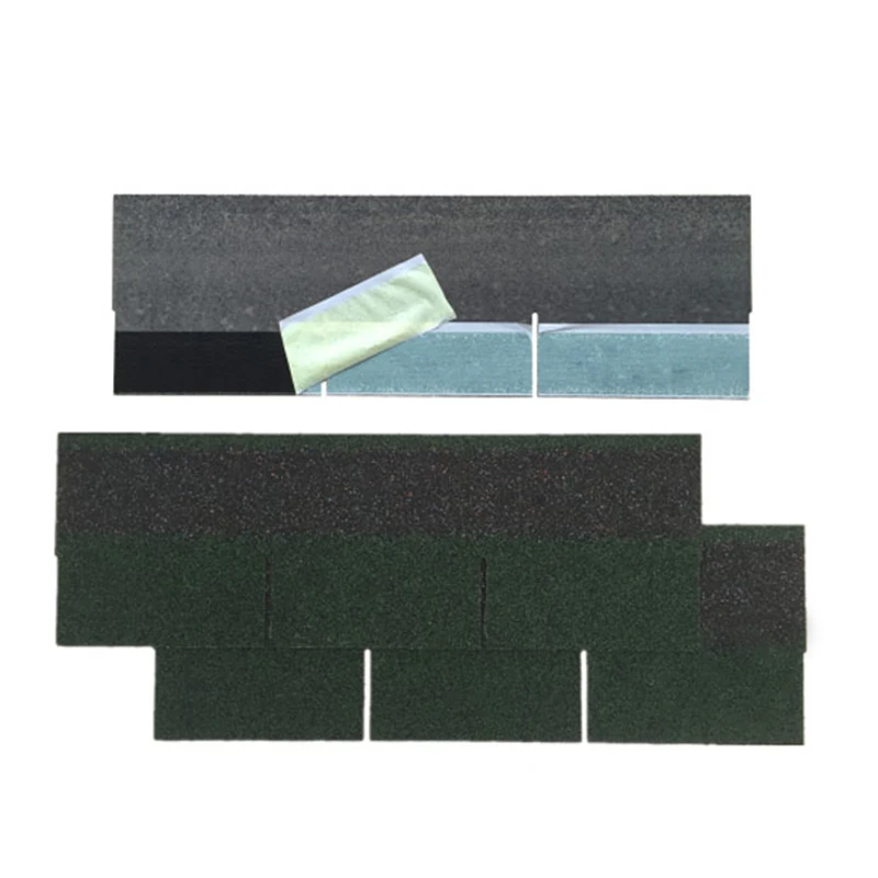 Asphalt Felt Roofing Shingles / Tile Red Green Slate Brown Roof 3.1 sqm