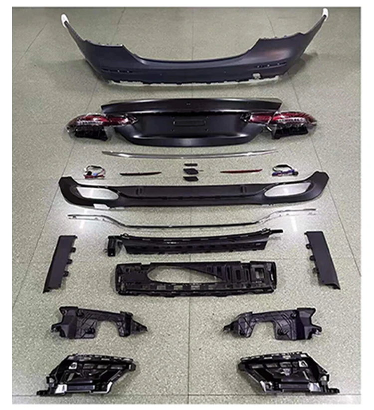 DJZG upgrade external kit style bodykit car bumper bodykit для Mercedes Benz S класса W221 upgrade до W222 S450 2008-2013 года
