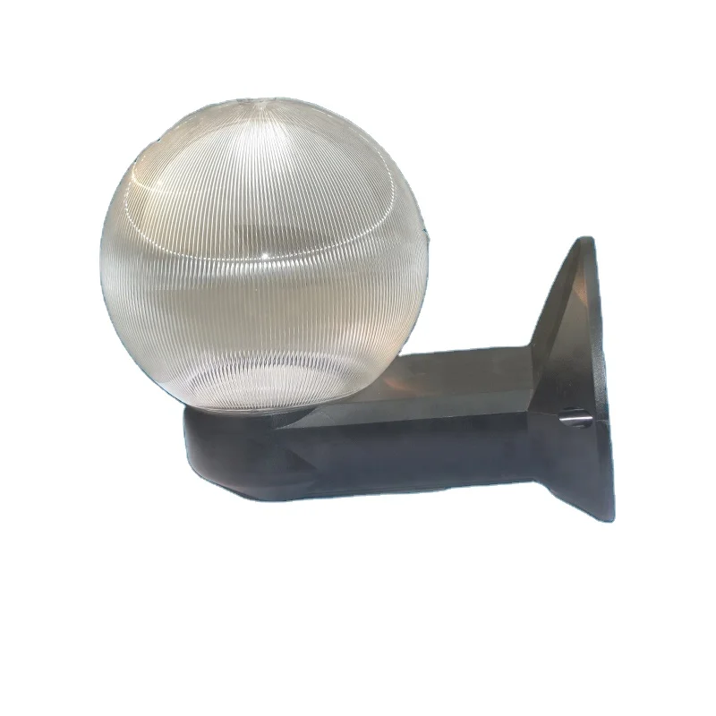Ball Chandelier Glass Lamp150 200 250mm uvioresistant acrylic globe wall lights IP54plastic outdoor globe gate light black white