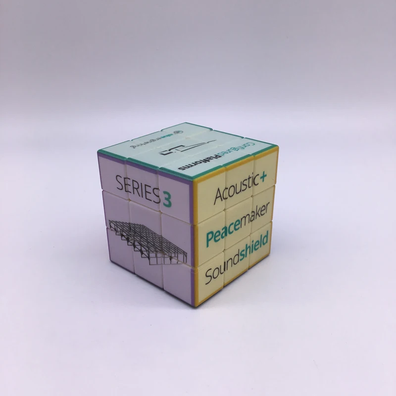 3x3x3 Speed Cube Sticker  Plastic 3D Magic Cube Puzzles OEM
