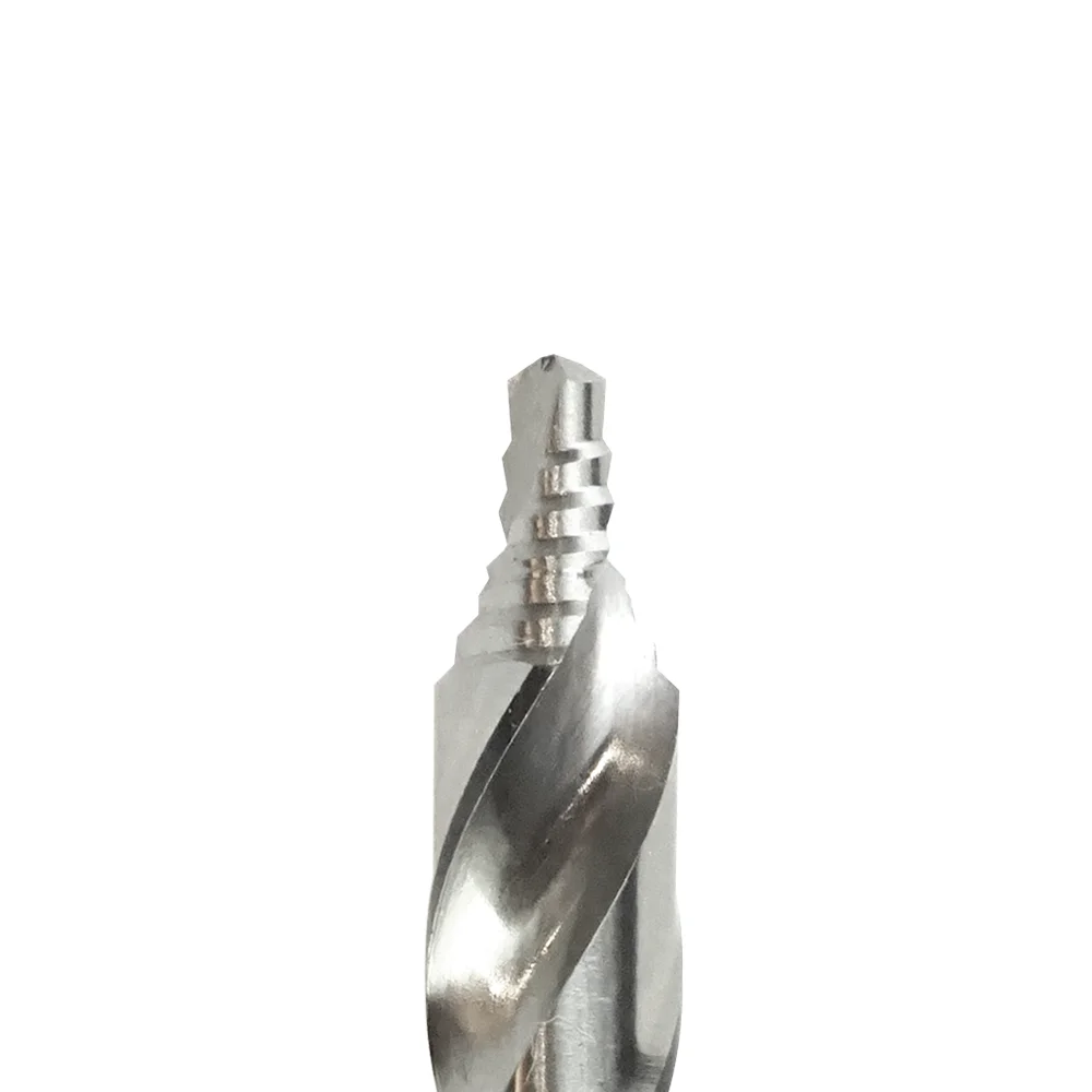 Type-250-Vt Vortex Pilot Point Mechanic Length Step Twist Drill Bit For Metal With 3-Flats On The Shank 15/64 Diameter