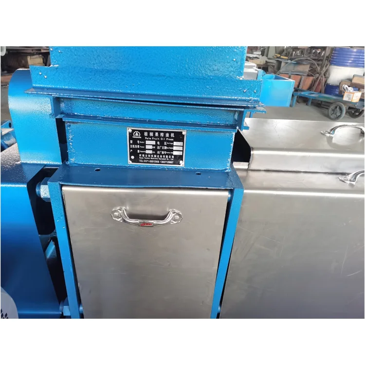 Hot sale hot and cold electric stainless steel carbon steel material palm fruit oil press workshop palm oil extraction machine
