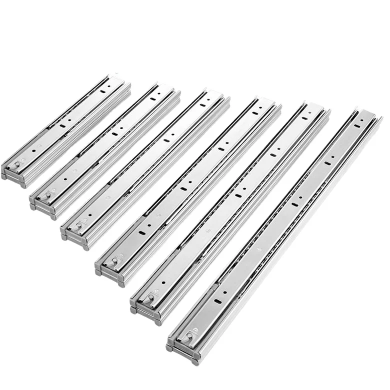 Mute Drawer Track Slide Guides Rail for Stainless Steel Kitchen Cupboard Drawer