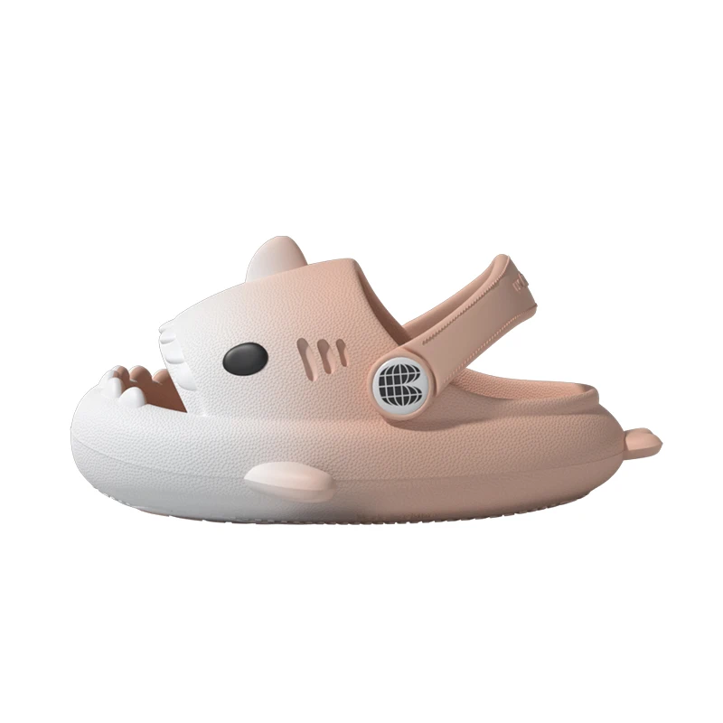 Gradient Shark Slides Baby Children Summer Clogs Sandals Kids Garden Shoe Boys Girls Soft Non Slip Indoor Outdoor Beach Slippers
