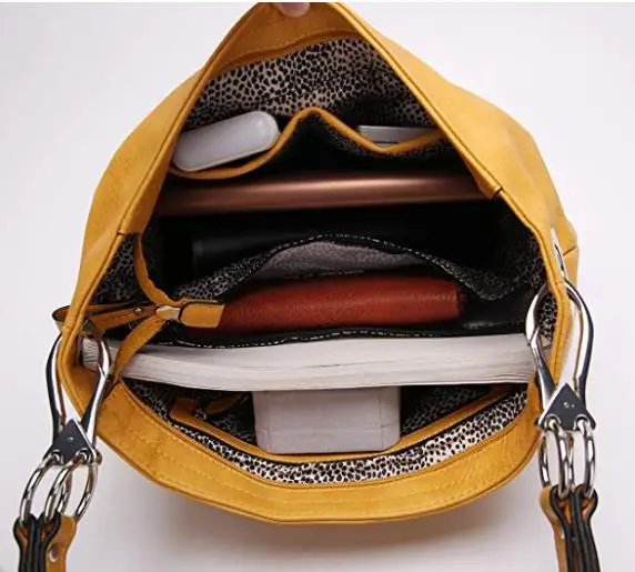 Brown Color Vegan Leather Hobo bag for Women Satchel Tote shoulder Bag