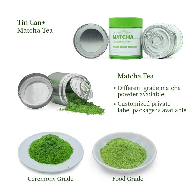 Wholesale OEM Private Label Organic Green Matcha Powder Ceremonial Matcha