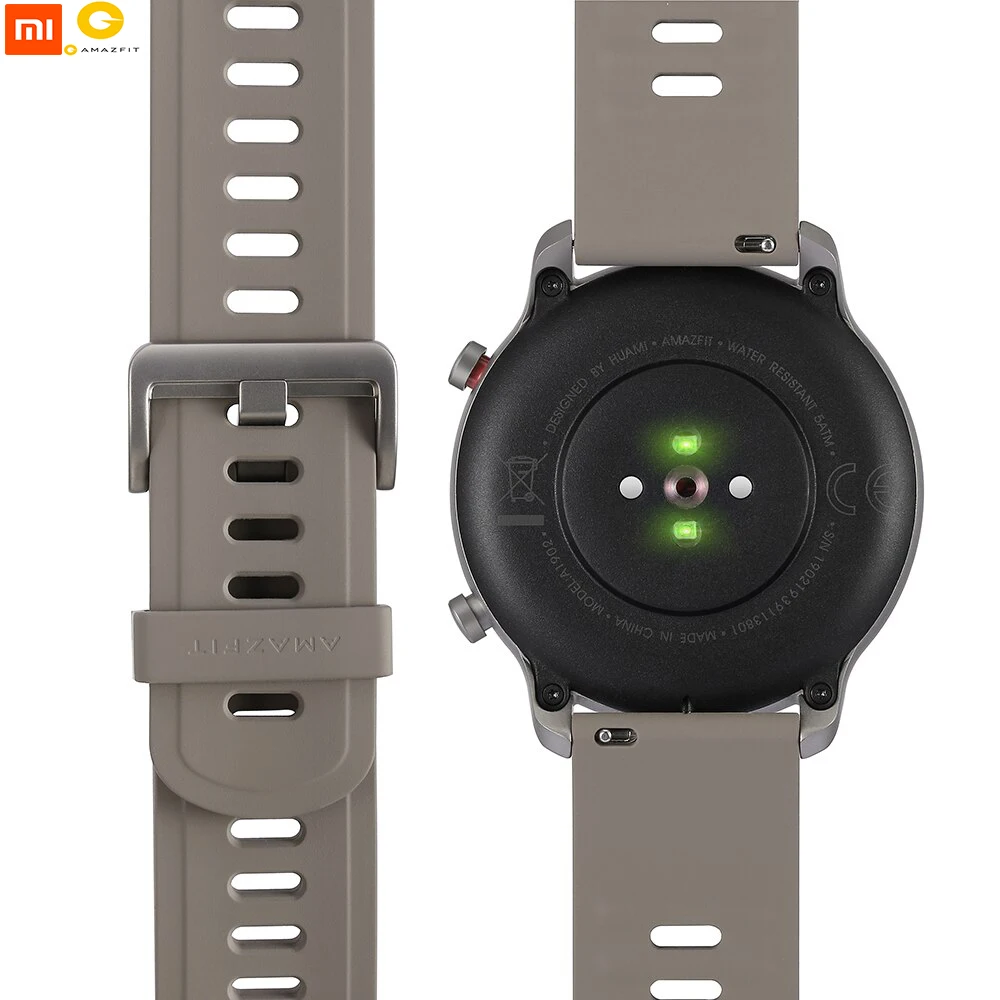 
Global Version Amazfit GTR 47mm Smart Watch Titanium 5ATM Waterproof Smartwatch 24Days Battery 