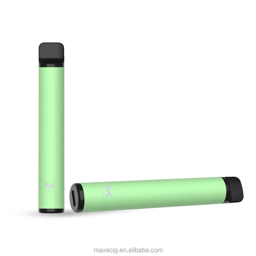 Горячая Распродажа, Новое поступление ручки оптом синий электронные сигареты стручки 2021 OEM/ODM 800 слоек Устранимый vapes