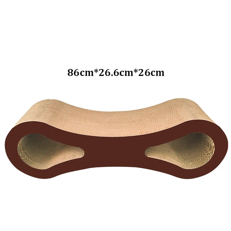 Top Selling Large Size 8 Shape Cat Scratcher Lounge , Cardboard Cat Bed , Cat Scratcher