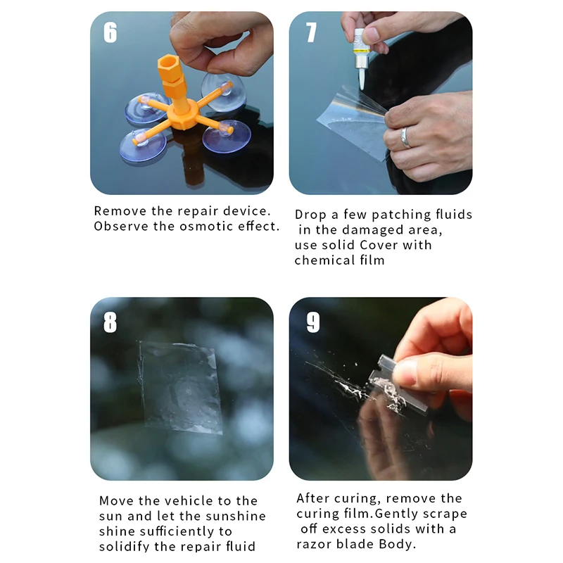 JSZ Car Coating Super Hydrophobic Liquid Set 3ml Auto Polish Paint Care Car Scratch Remover Repair suit Crystal Coat Film