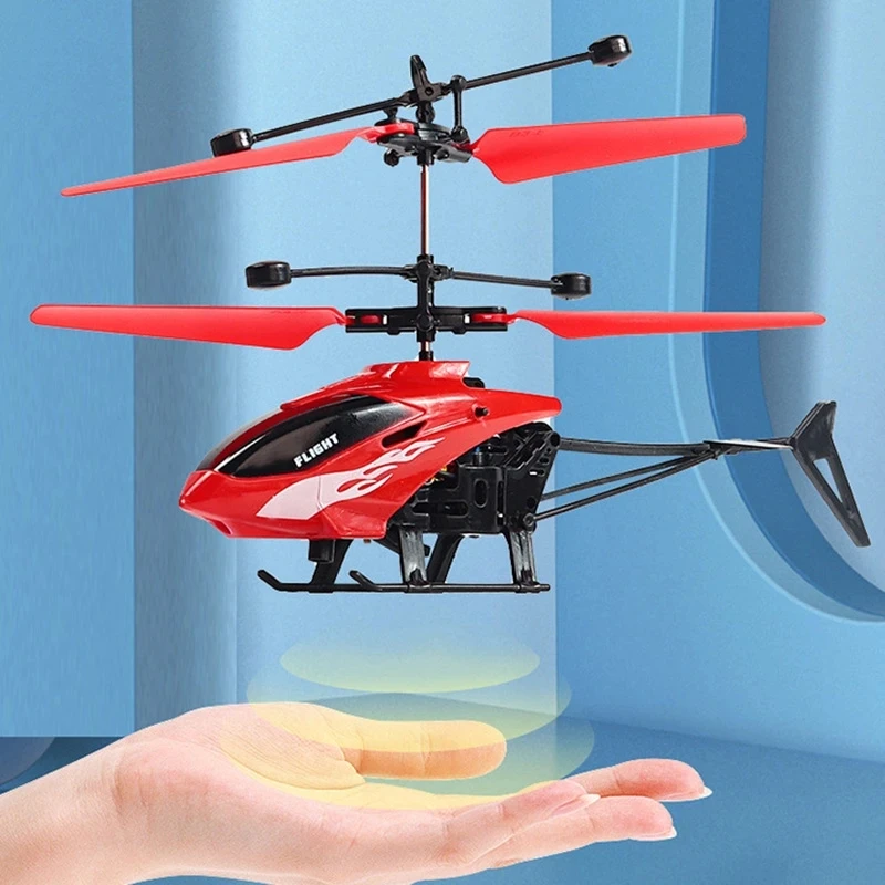 Gesture Sensor Aircraft Model Radio Controlled Hand Glider Electric Plane Airplane Flying Rc Mini Helicopters Toy For Kids
