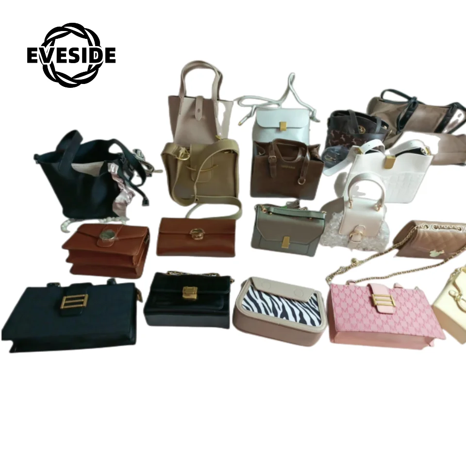 Mixed designer korea used branded bags bales school bags man branded mix ladies bundle