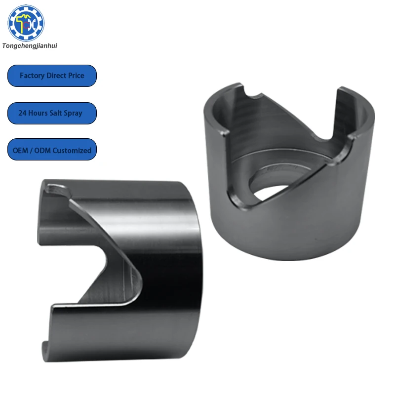 OEM Customized Premium Blue Zinc Plated Metal Wrought Iron Bearing Block Steel CNC Machined Parts