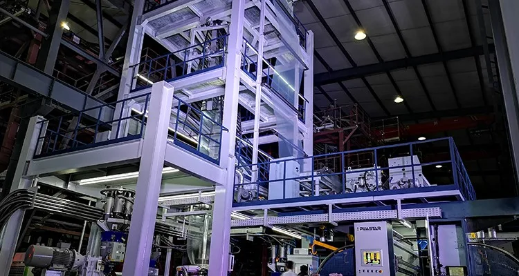 PLASTAR  5-layer Blown Film Extrusion  Co-extrusion Good quality factory price Film Blowing Extruder Machine
