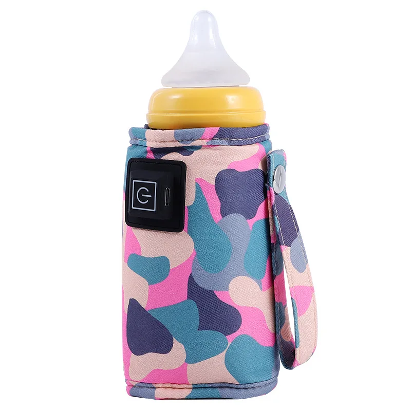 Universal Outdoor USB Milk Bottle Thermal Insulation Sleeve Winter Heating Milk Warmers accurate temperature milk warmer
